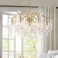 Kristy Luxury Wisteria Flower Crystal Chandelier - Hey Lighting