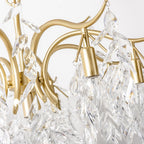 Kristy Luxury Wisteria Flower Crystal Chandelier - Hey Lighting