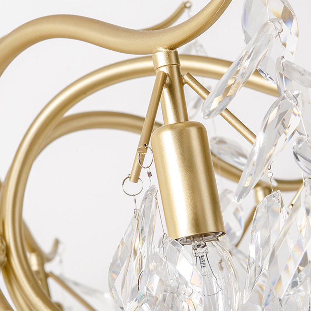 Kristy Luxury Wisteria Flower Crystal Chandelier - Hey Lighting