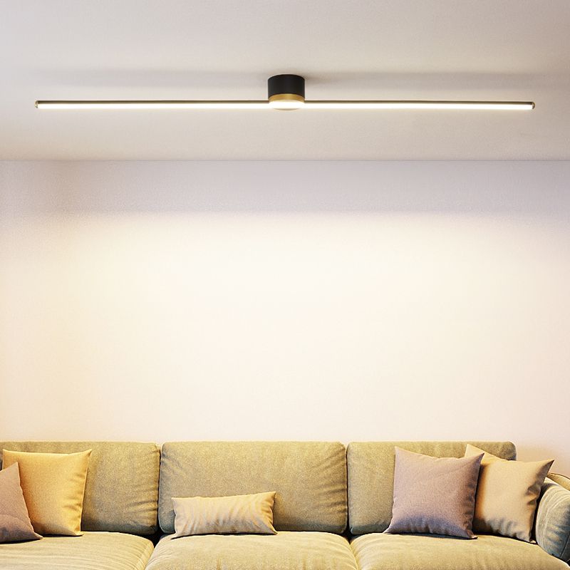 Erix Linear Flush Mount Ceiling Light - Hey Lighting