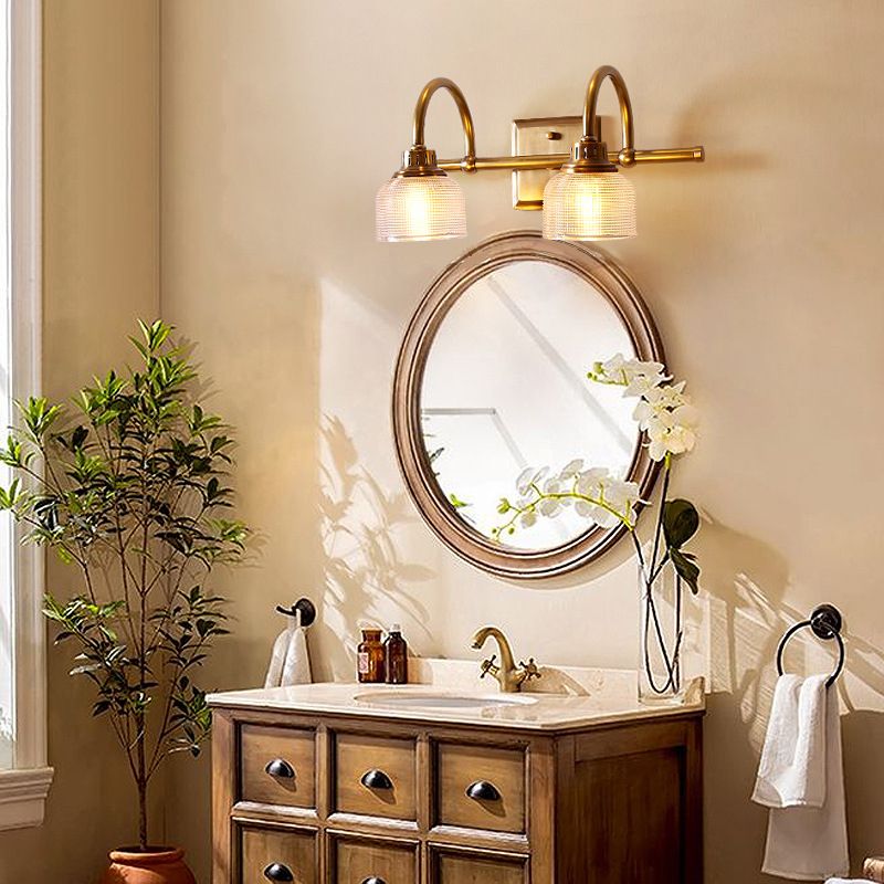 Arisha Prismatic Glass Vanity Wall Lamp - Hey Lighting