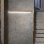 Muto Linear Wood LED Vanity Wall Light – product view