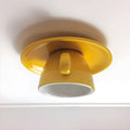 Aria Modern Coffee Cups Ceramic Flush Ceiling Lighting - Hey Lighting