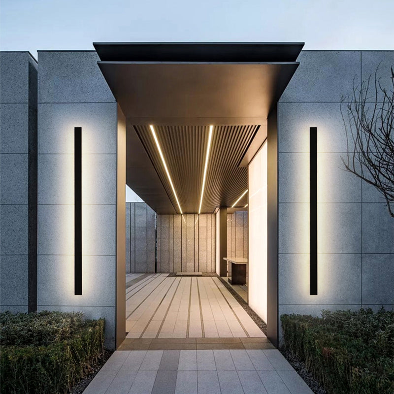 Silex Linear Outdoor Wall Lamp - Hey Lighting