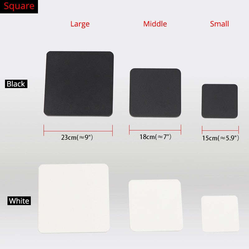 Klyne Minimalist Round/Square Outdoor Wall Lamp LED, Black/White - Hey Lighting