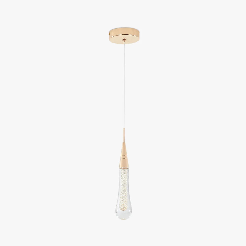 Teardrop Gold Pendant Light - Hey Lighting