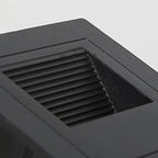 Ray Modern Metal Square Outdoor Deck/Step Light, Black - Hey Lighting
