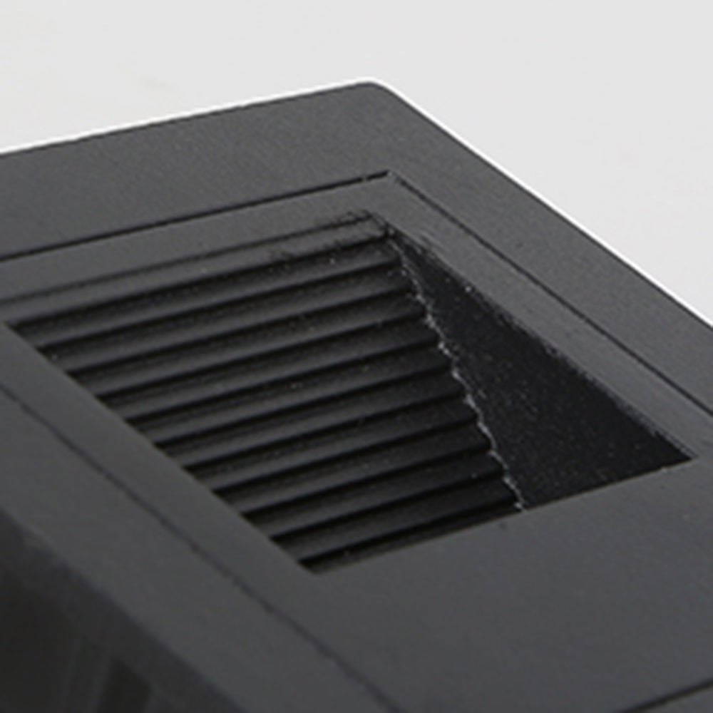 Ray Modern Metal Square Outdoor Deck/Step Light, Black - Hey Lighting