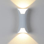 Noxel Curved Outdoor Wall Mounted Led Lamp - Hey Lighting