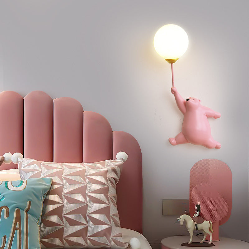 Bear Balloon Wall Reading Lamp - Hey Lighting