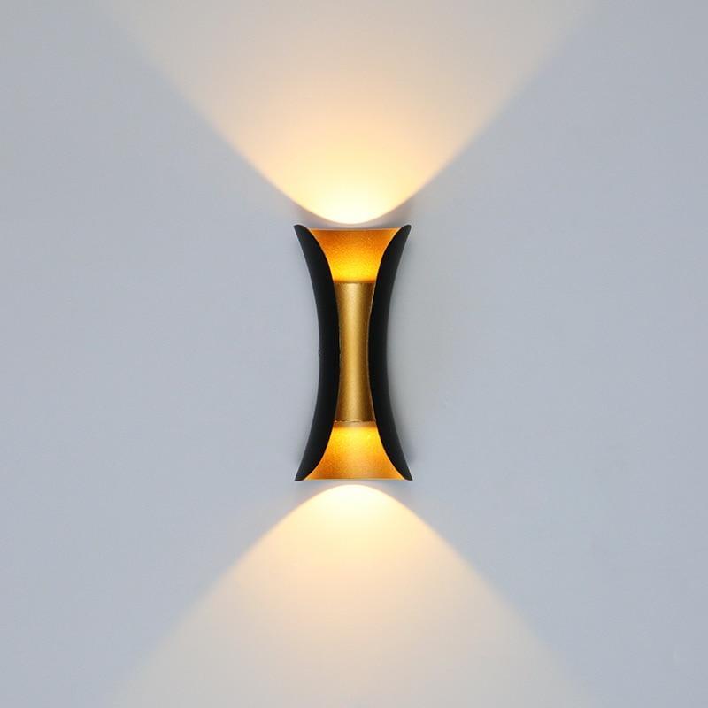 Noxel Curved Outdoor Wall Mounted Led Lamp - Hey Lighting