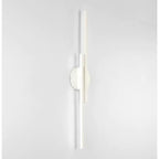 Elgo Modern Nordic Disc/Linear Metal LED Wall Lamp, Black/White - Hey Lighting