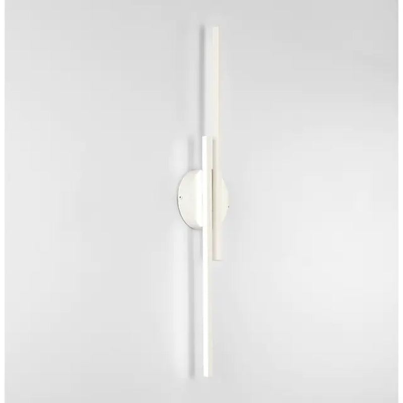 Elgo Modern Nordic Disc/Linear Metal LED Wall Lamp, Black/White - Hey Lighting