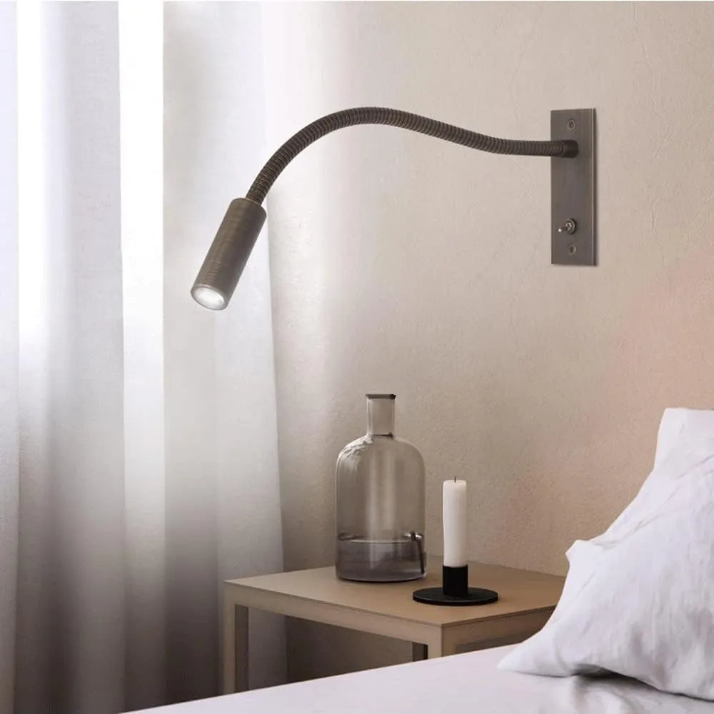 Vynex Minimalist Reading Adjustable Spotlight Wall Lamp - Hey Lighting