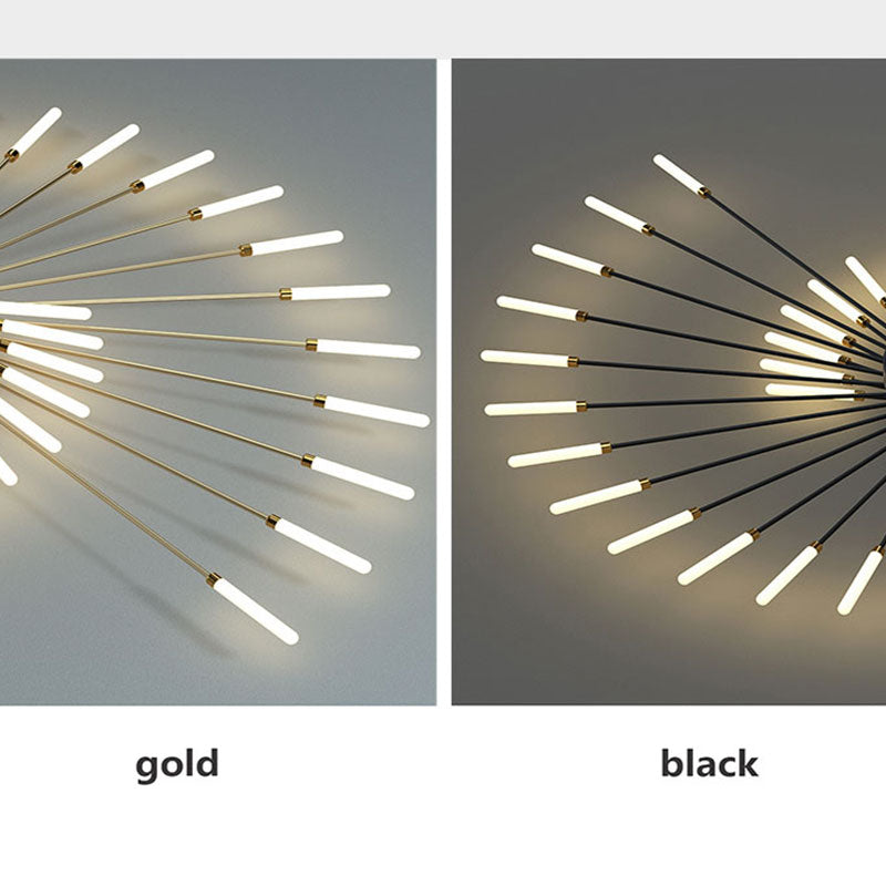 Wesley Modern Home Decoration Fireworks LED Ceiling Light - Hey Lighting