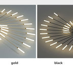 Wesley Modern Home Decoration Fireworks LED Ceiling Light - Hey Lighting