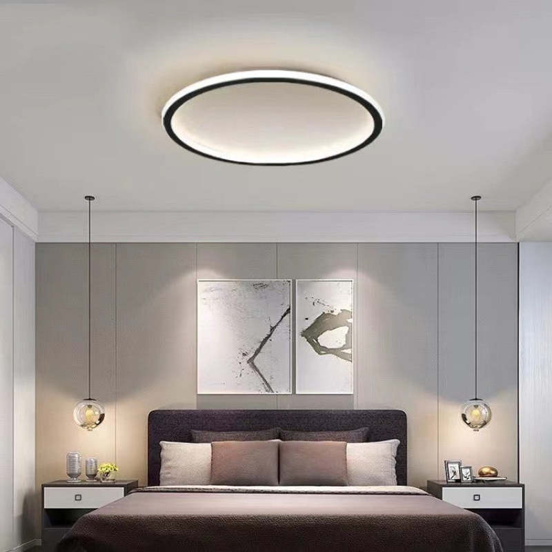 Quasso Flush Mount Ceiling Light Modern LED Round - Hey Lighting