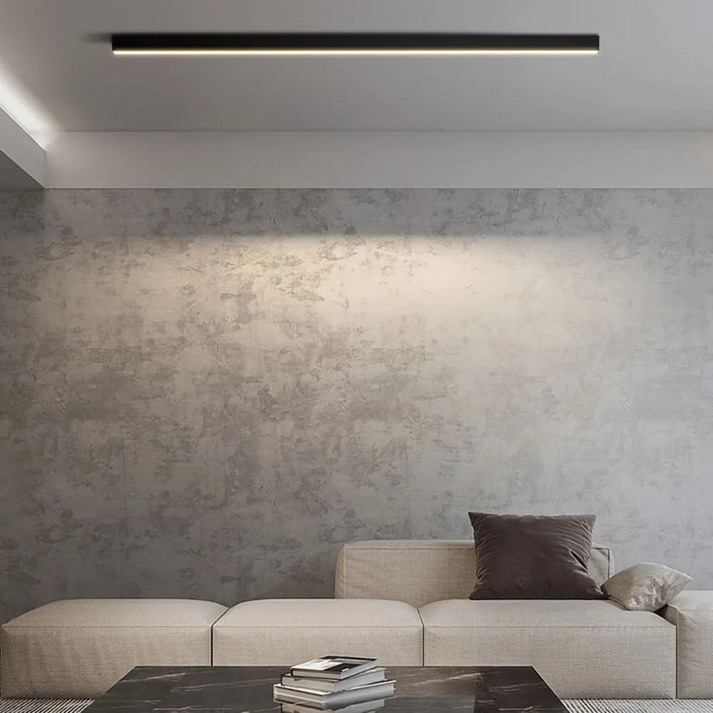 Solin Linear Black Ceiling Light/Wall Light - Hey Lighting