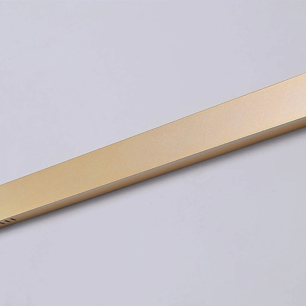 Gravo Minimalist Linear Metal/Acrylic Wall Lamp, Gold/Black/White - Hey Lighting