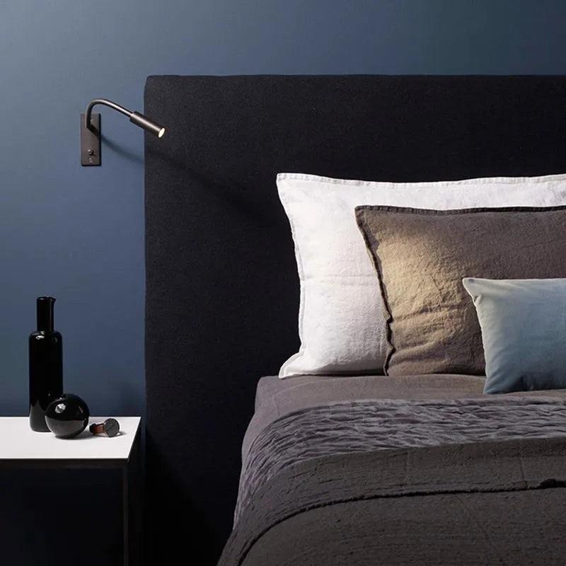 Vynex Minimalist Reading Adjustable Spotlight Wall Lamp - Hey Lighting