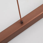 Thala Modern Linear Metal LED Pendant Light Black/Brown - Hey Lighting
