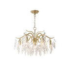 Kristy Luxury Wisteria Flower Crystal Chandelier - Hey Lighting