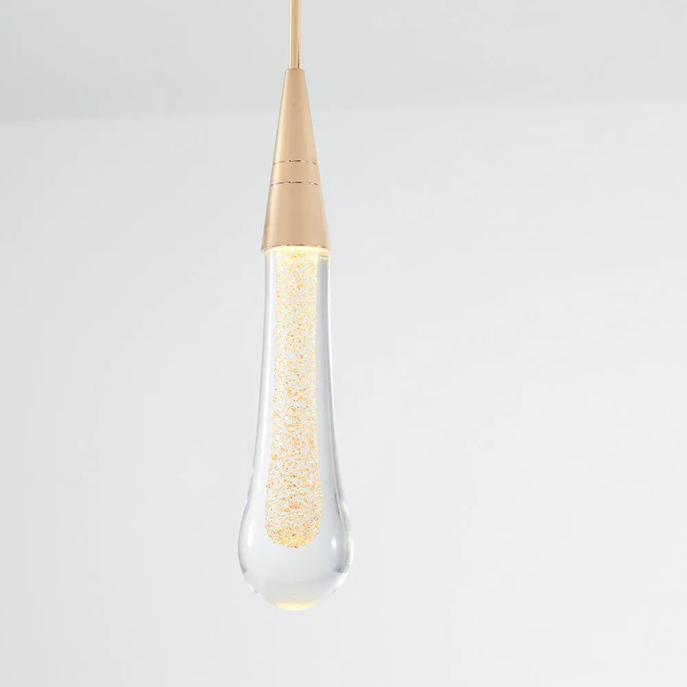 Teardrop Gold Pendant Light - Hey Lighting