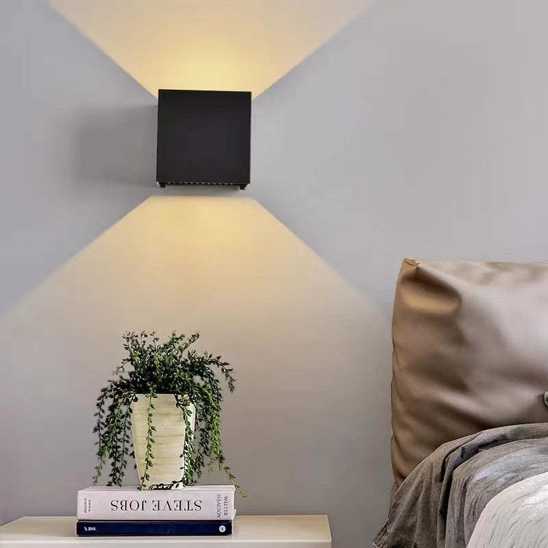 Nexu Modern Adjustable Square Outdoor Wall Lamp LED - Hey Lighting