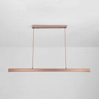Thala Modern Linear Metal LED Pendant Light Black/Brown - Hey Lighting