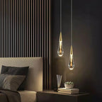 Teardrop Gold Pendant Light - Hey Lighting