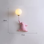 Bear Balloon Wall Reading Lamp - Hey Lighting