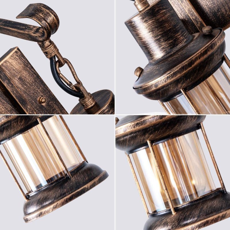 Etra Industrial Style Indoor Retro Wall Lamp - Hey Lighting