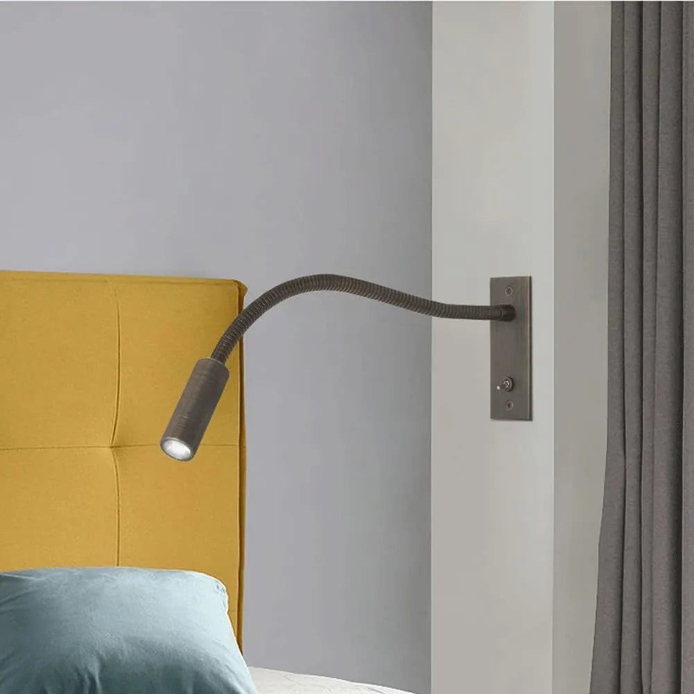Vynex Minimalist Reading Adjustable Spotlight Wall Lamp - Hey Lighting