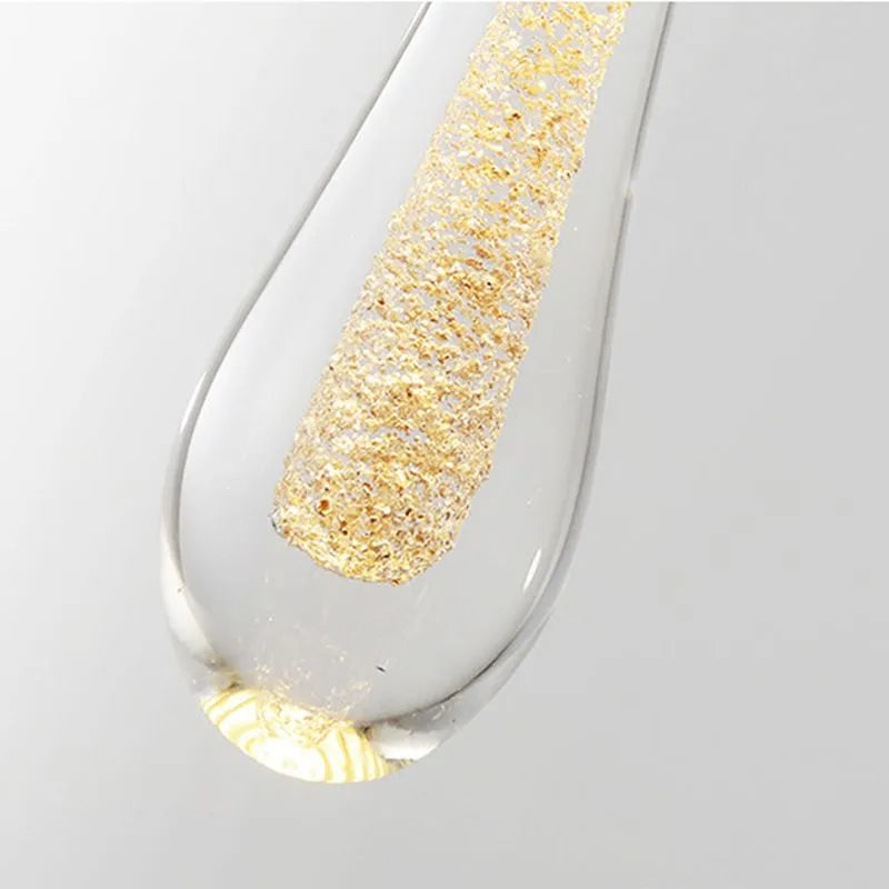 Teardrop Gold Pendant Light - Hey Lighting