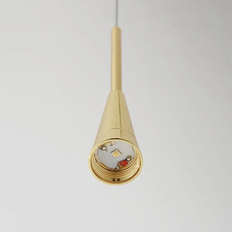 Teardrop Gold Pendant Light - Hey Lighting