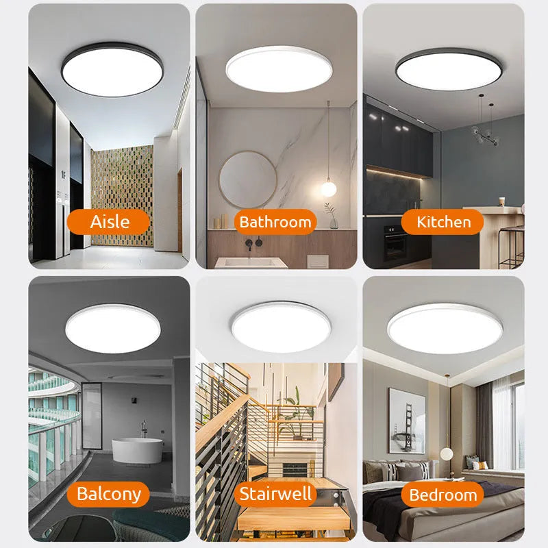 Yani Round Bathroom Led Ceiling Light - Hey Lighting
