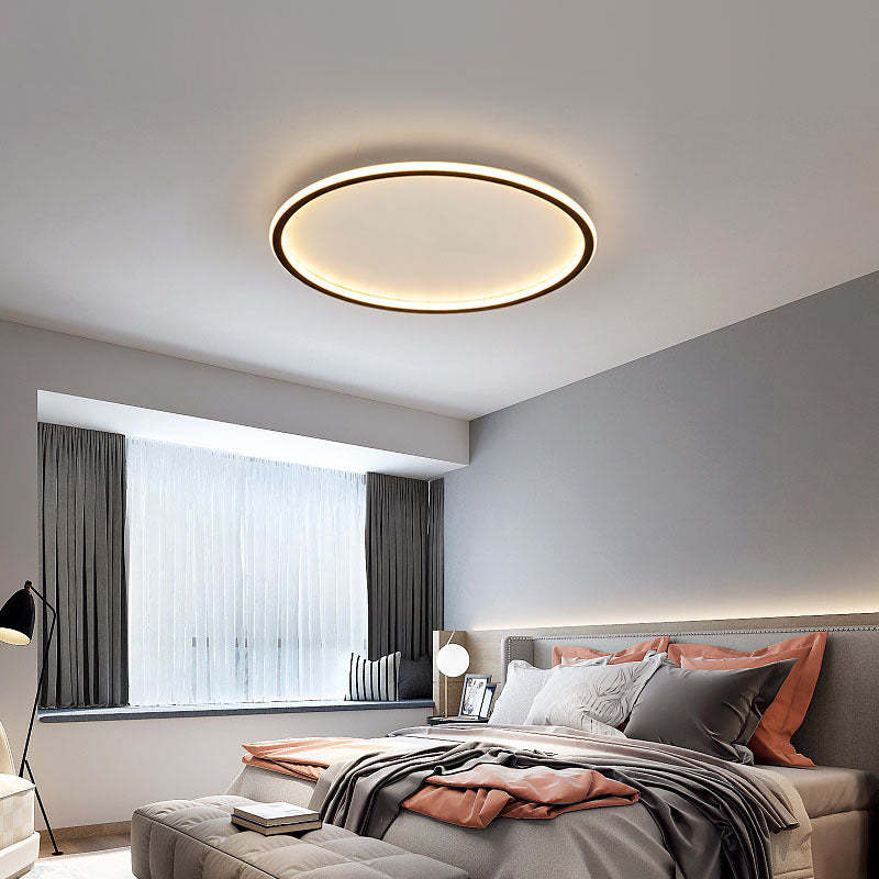 Quasso Flush Mount Ceiling Light Modern LED Round - Hey Lighting