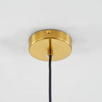 June Glass Globe Pendant Light Clear &Amber - Hey Lighting