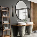 June Glass Indoor Wall Lamp Cylindrical - Hey Lighting