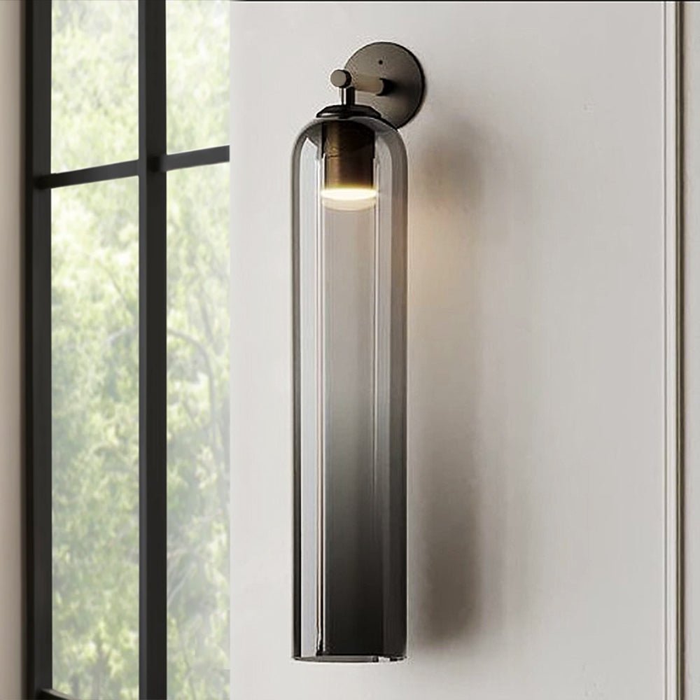 June Glass Indoor Wall Lamp Cylindrical - Hey Lighting