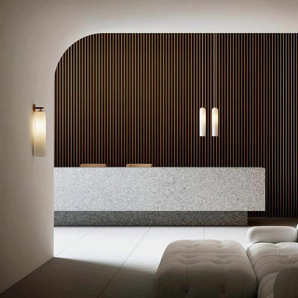 June Glass Indoor Wall Lamp Cylindrical - Hey Lighting