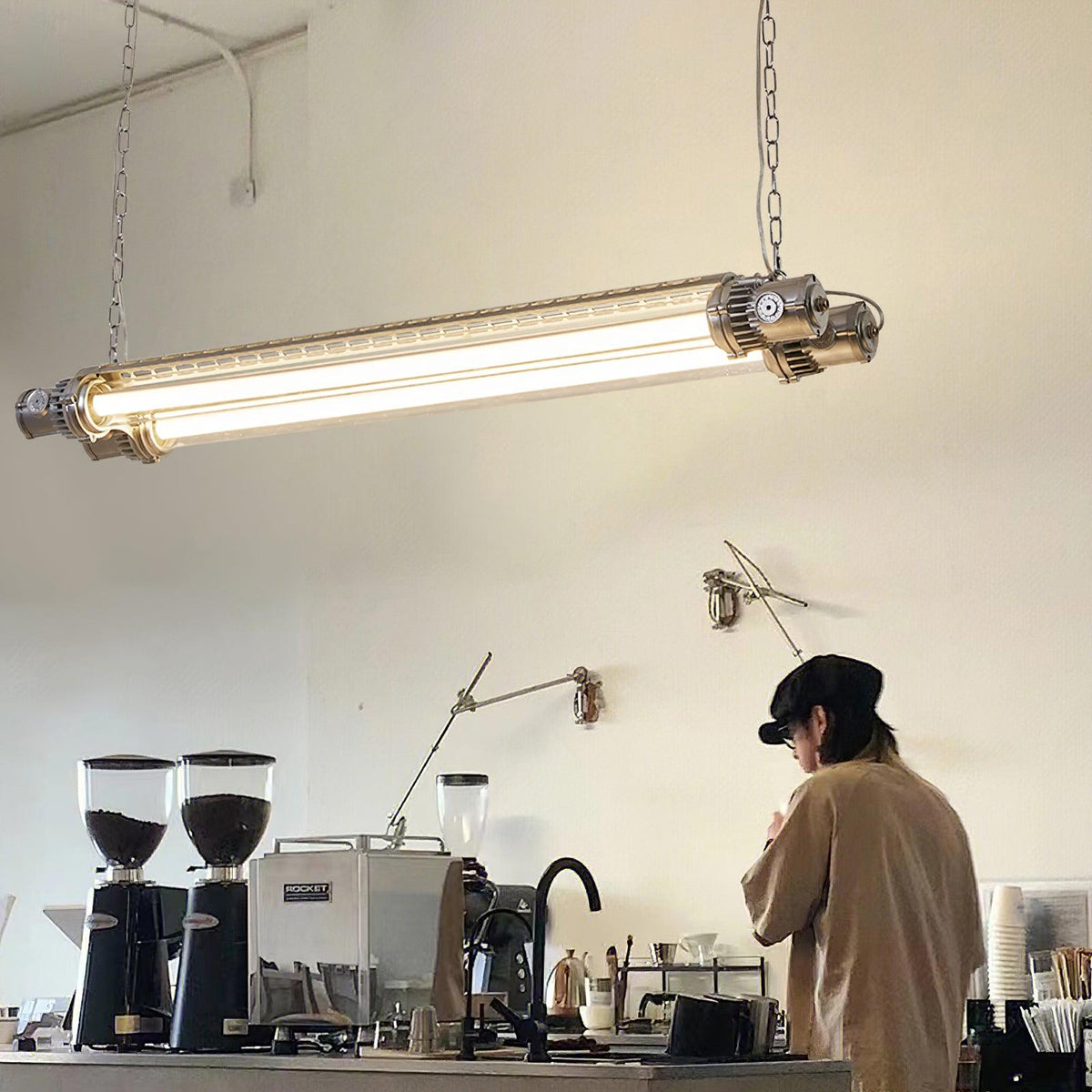 Arsorisra Industrial Linear Pendant Light - Hey Lighting
