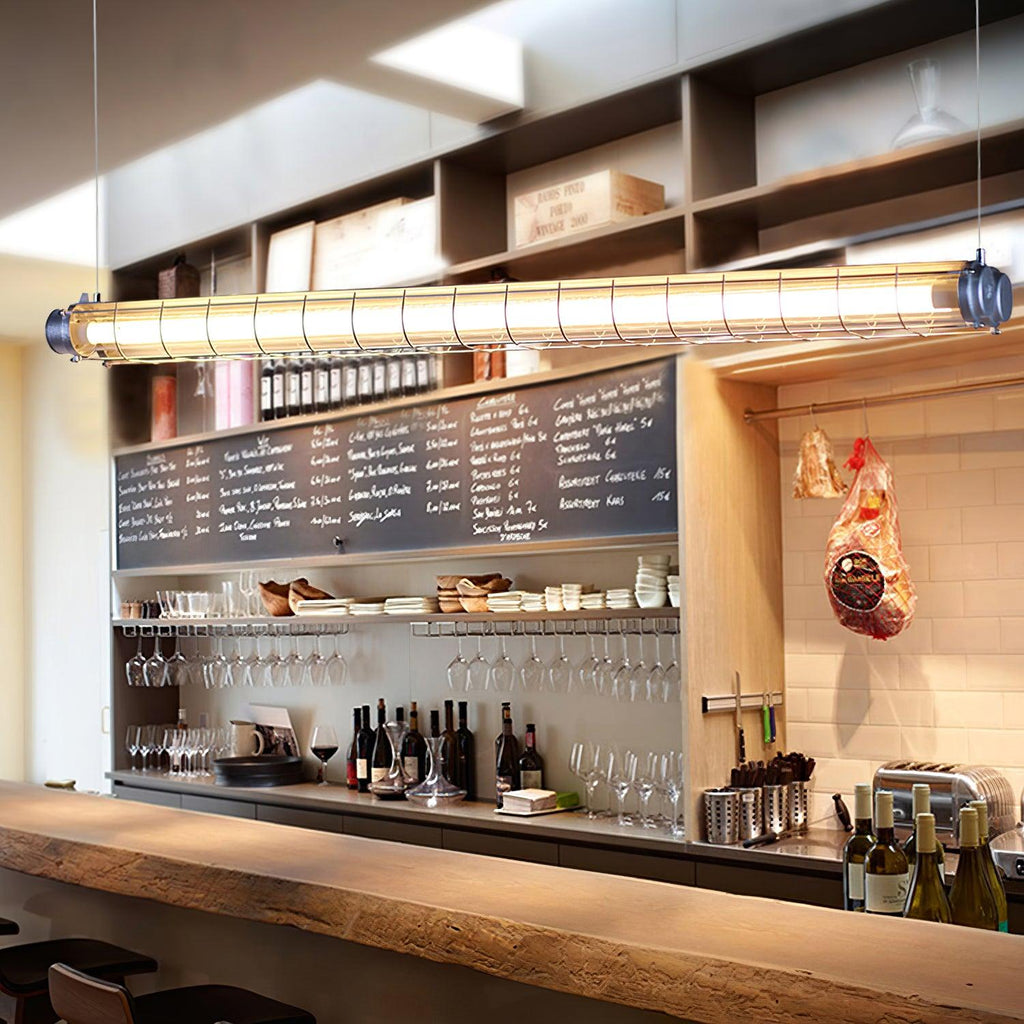 Arsorisra Industrial Linear Pendant Light - Hey Lighting