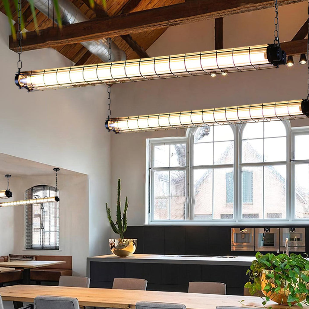 Arsorisra Industrial Linear Pendant Light - Hey Lighting