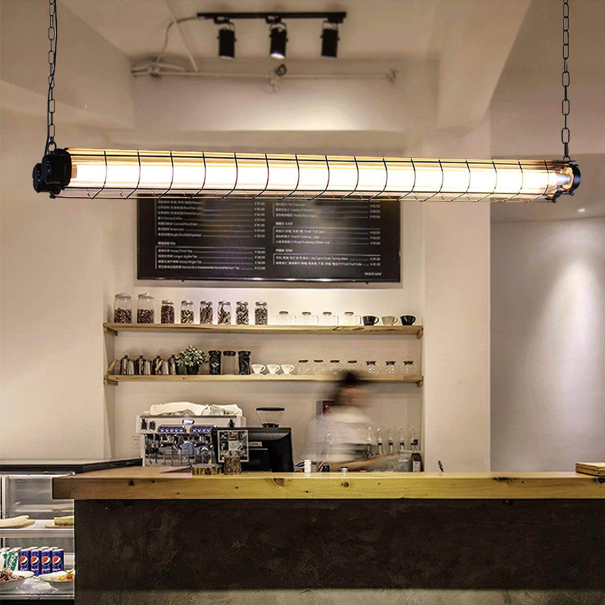 Arsorisra Industrial Linear Pendant Light - Hey Lighting