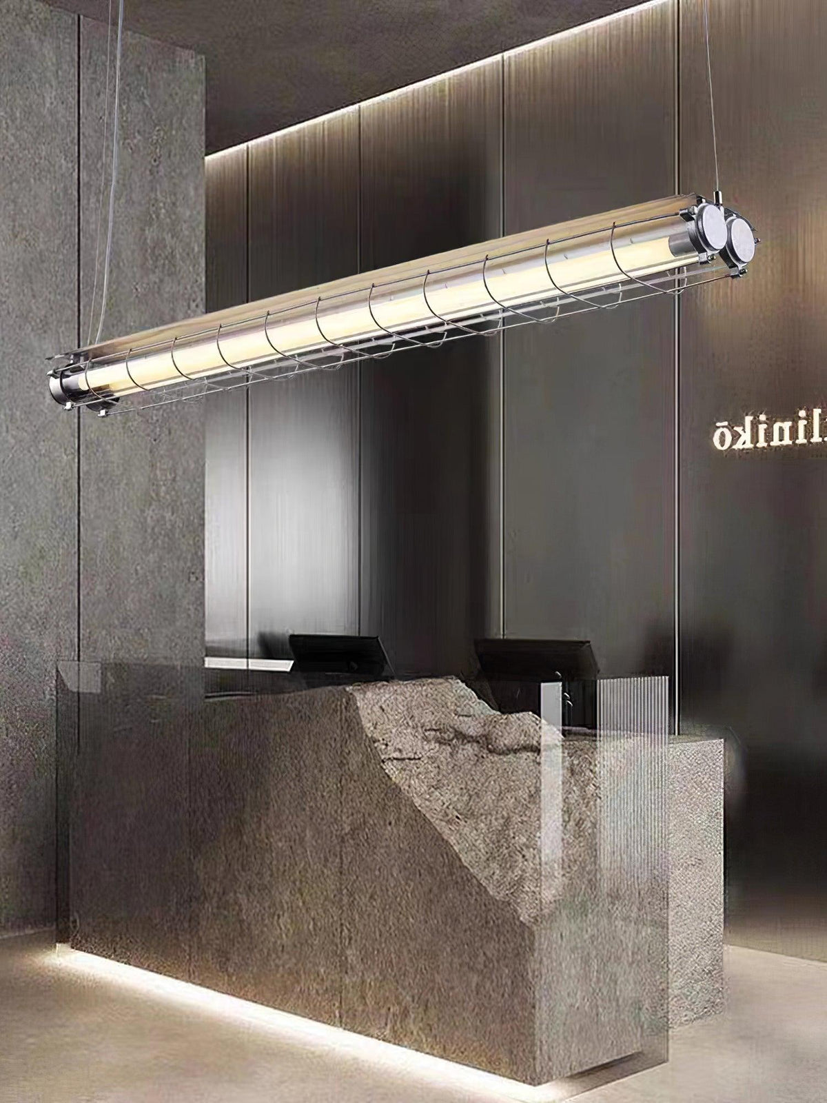Arsorisra Industrial Linear Pendant Light - Hey Lighting