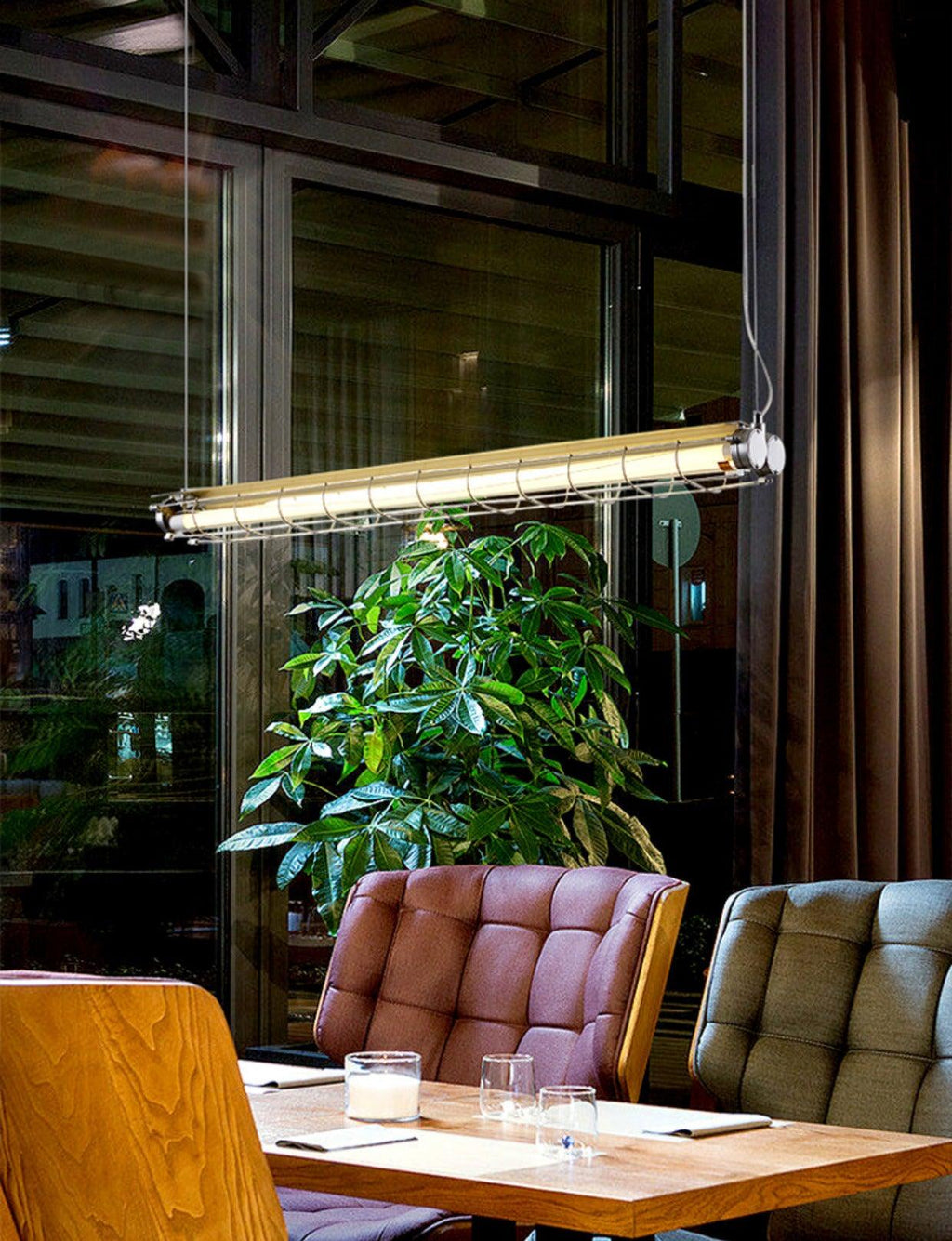 Arsorisra Industrial Linear Pendant Light - Hey Lighting