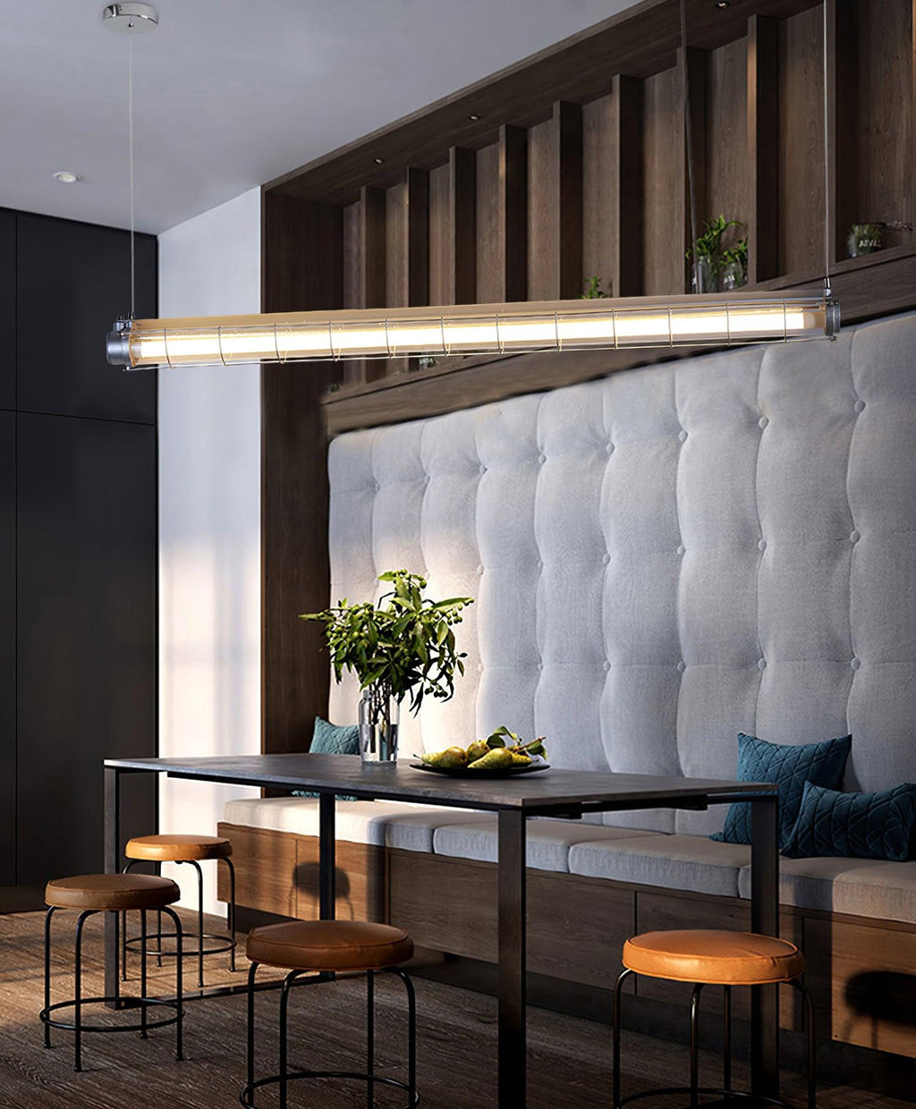 Arsorisra Industrial Linear Pendant Light - Hey Lighting