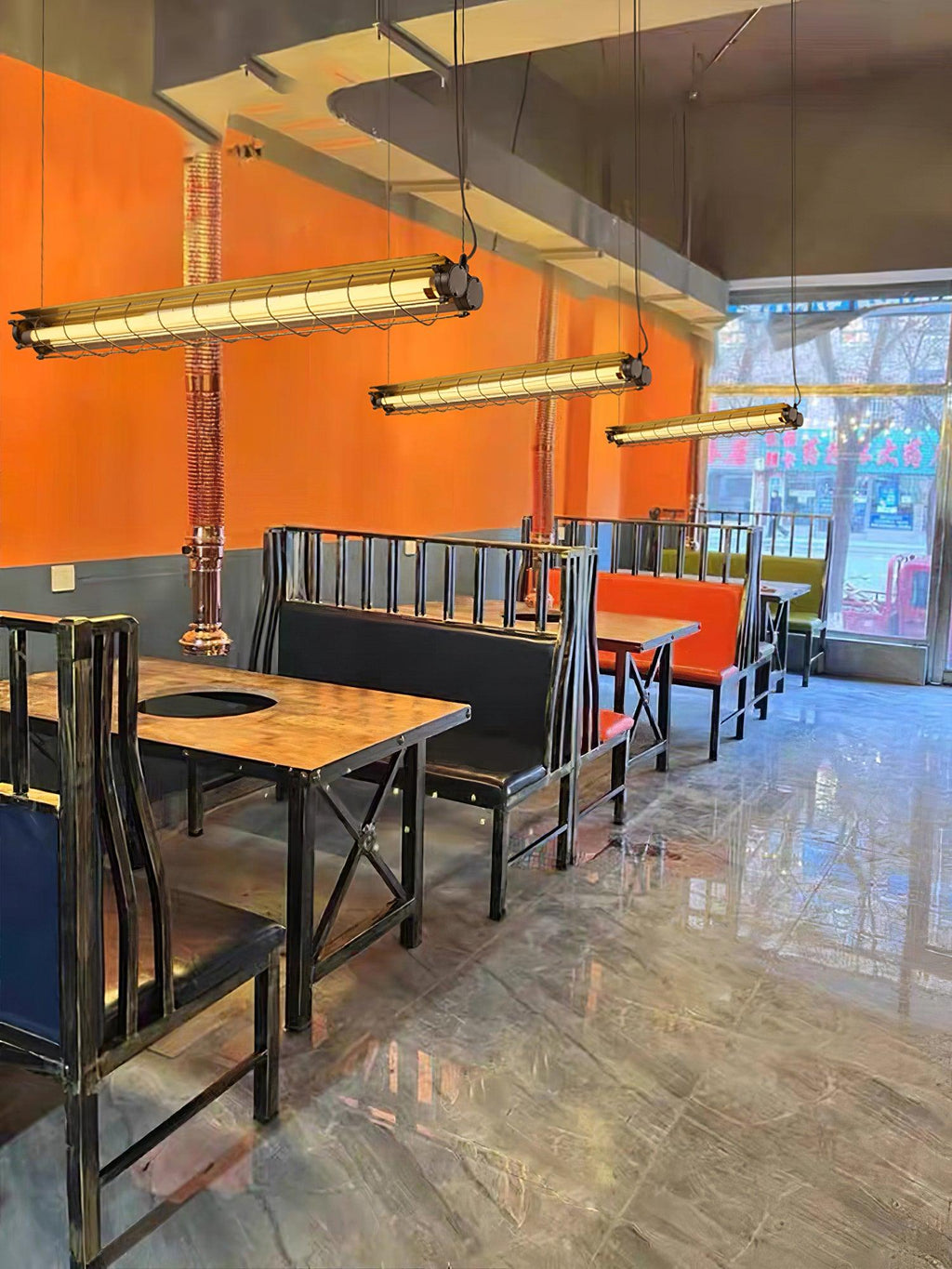 Arsorisra Industrial Linear Pendant Light - Hey Lighting