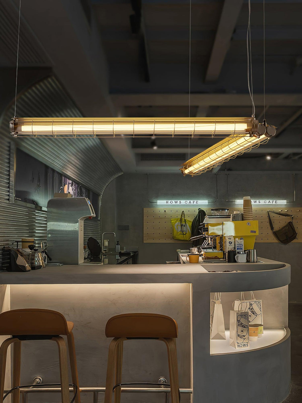 Arsorisra Industrial Linear Pendant Light - Hey Lighting